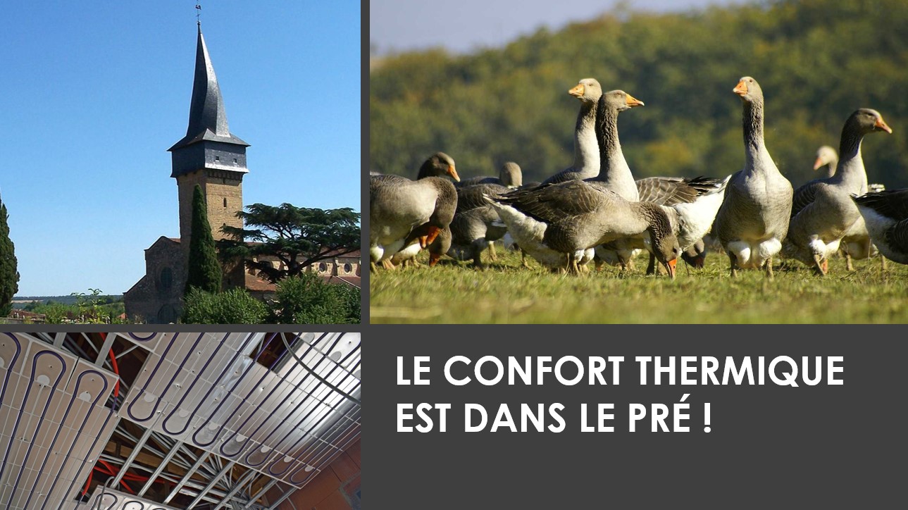 Le confort thermique est dans le pré