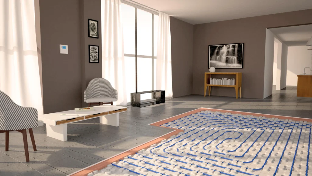 plancher chauffant rafraîchissant basse température Thermacome