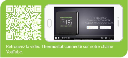 video thermostat d'ambiance connecté My Therma