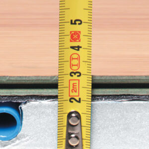 plancher chauffant mince de faible épaisseur