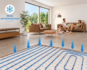 plancher rafraîchissant en alternative à la climatisation